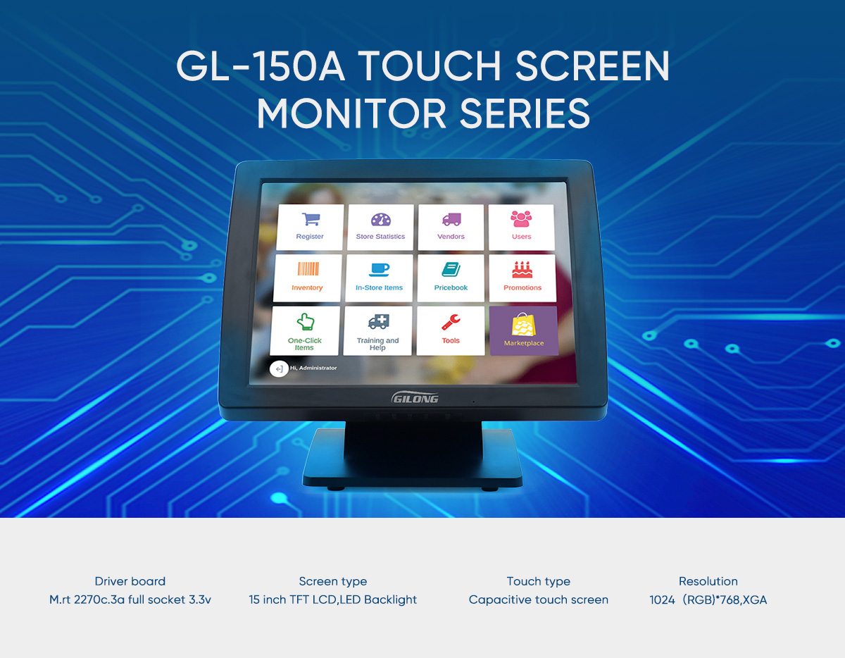 resistive touch screen monitor